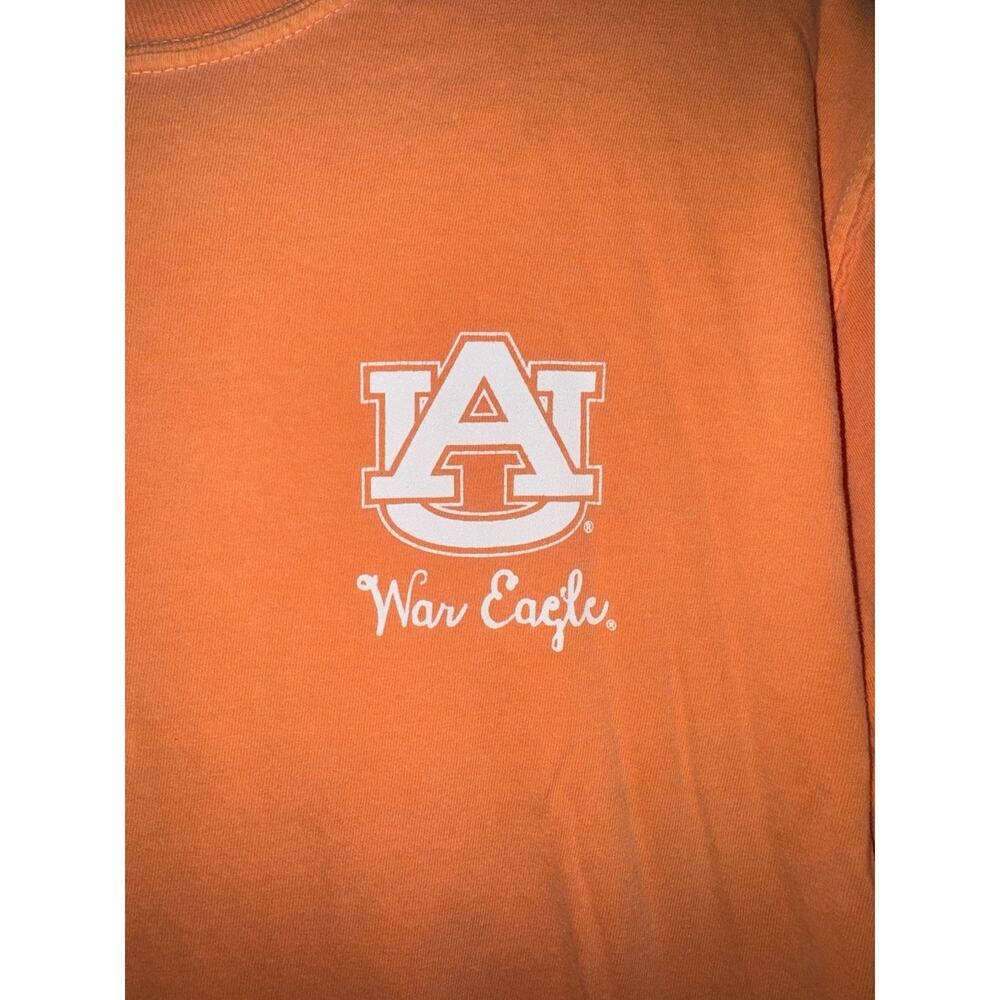 Auburn Tigers Comfort Colors Orange T-Shirt War Eagle Short Sleeve Adult Small - Picture 2 of 5